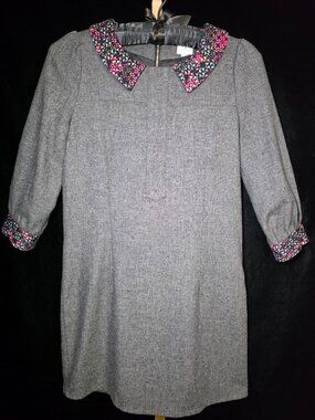 PLA by Plastic Island Wool-Blend Collared Dress M